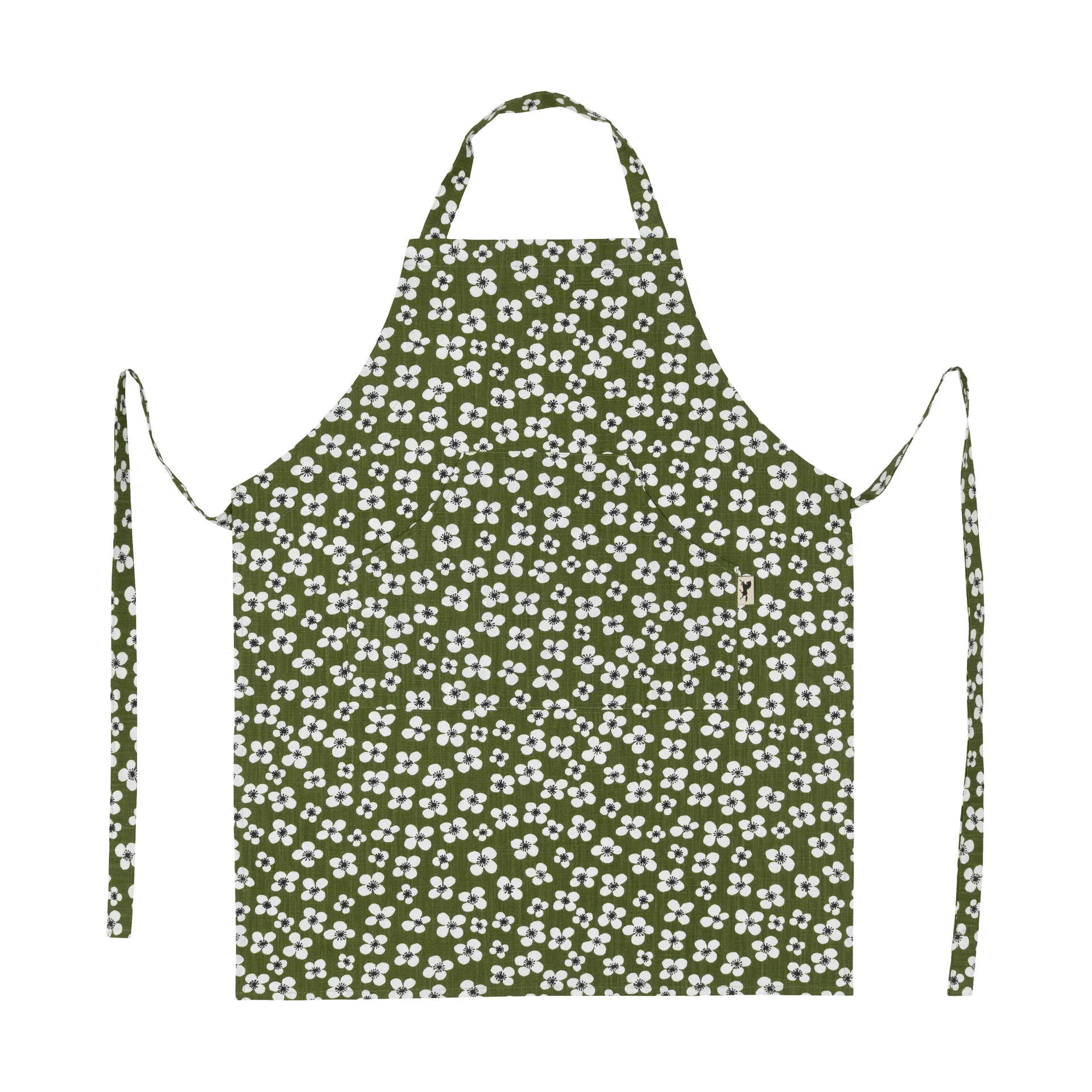 Belle Amie apron, Dark green Almedahls