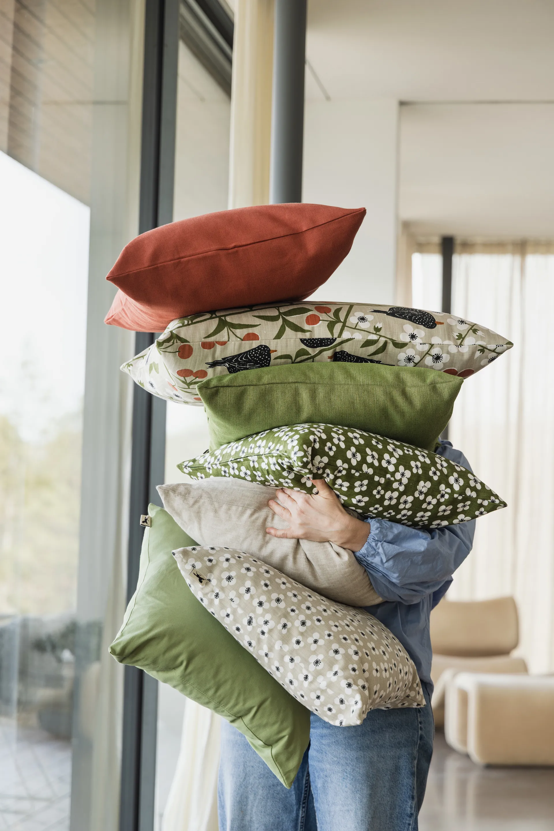 Belle Amie cushion cover, Beige, 47x47 cm Almedahls