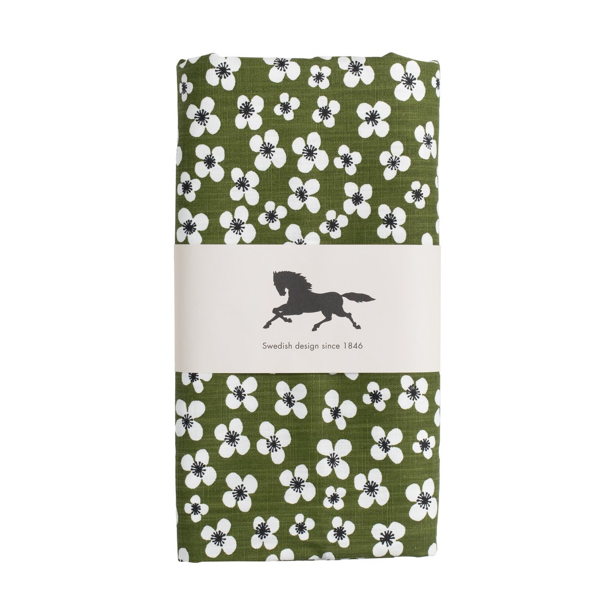 Almedahls Belle Amie oilcloth Dark green, 145x220 cm