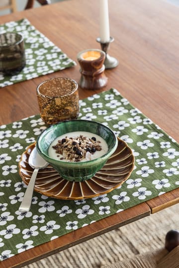 Belle Amie placemat 2-pack - Dark green, 34x45 cm - Almedahls