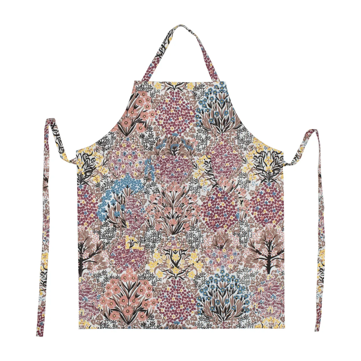 Almedahls Botanic Garden apron Pink brown | Scandinavian Design | Aprons | Multi