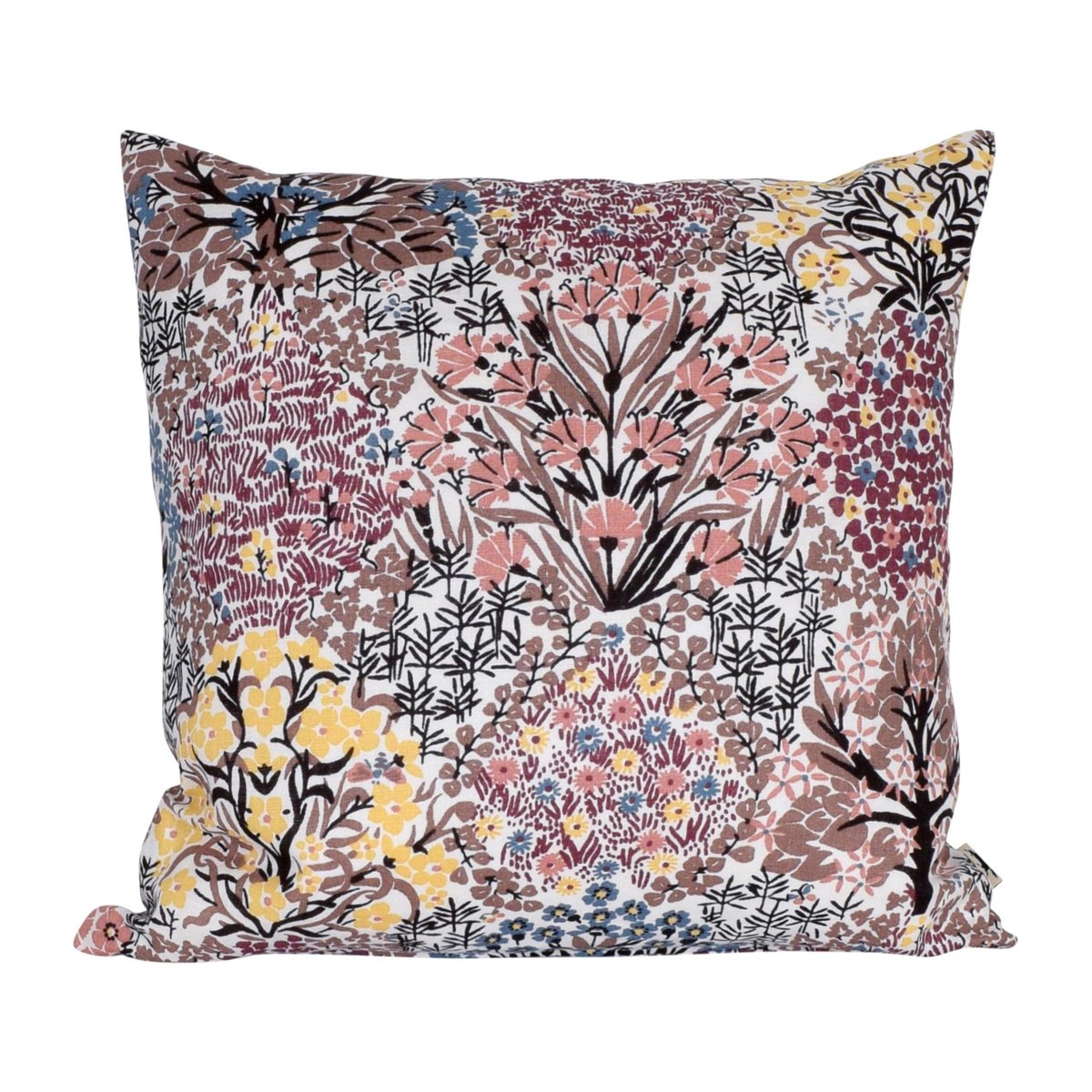 Almedahls Botanic Garden cushion cover 47x47 cm Pink brown