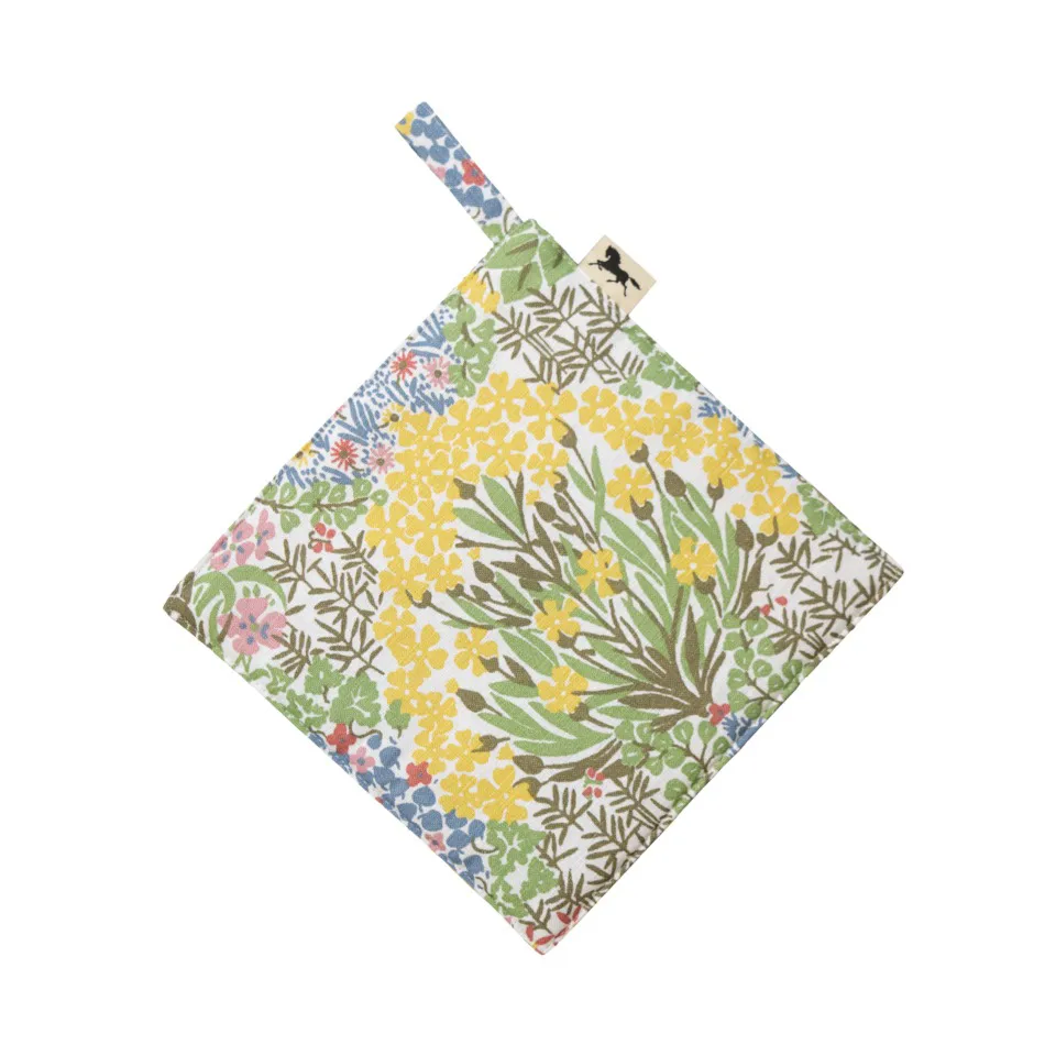 Almedahls Botanic Garden oven mitt 23x23 cm Multi-blue