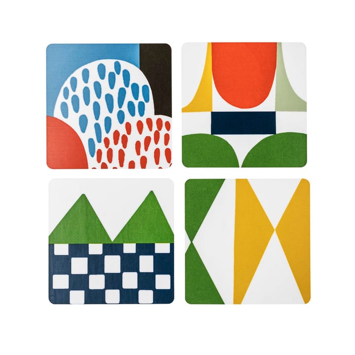 Bows coaster 4-pack, multi Almedahls