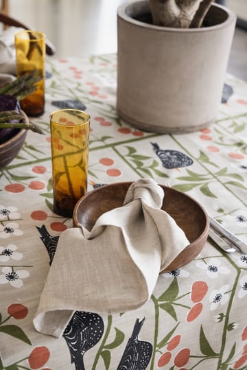 Cherry Garden tablecloth - Beige, 145x250 cm - Almedahls