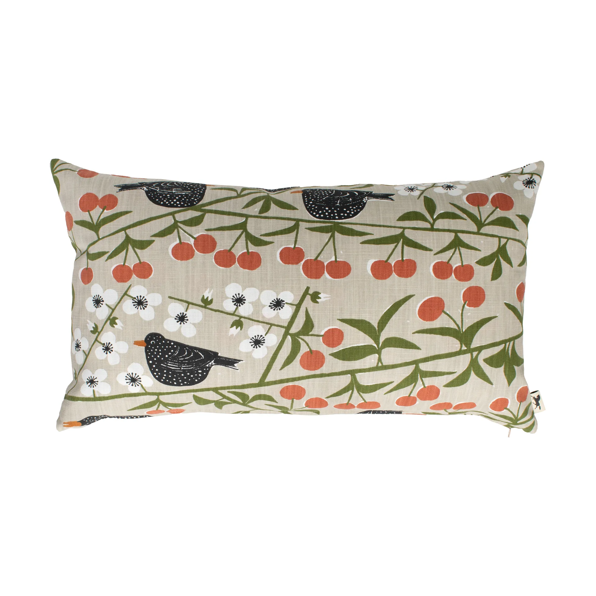 Cherry Orchard cushion cover, Beige, 40x70 cm Almedahls