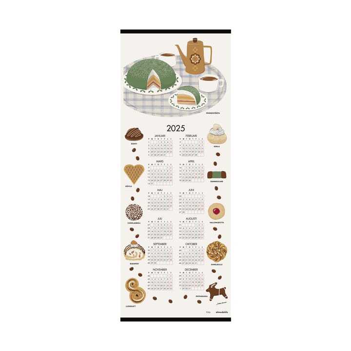 Fika calendar 2025, 35x90 cm Almedahls