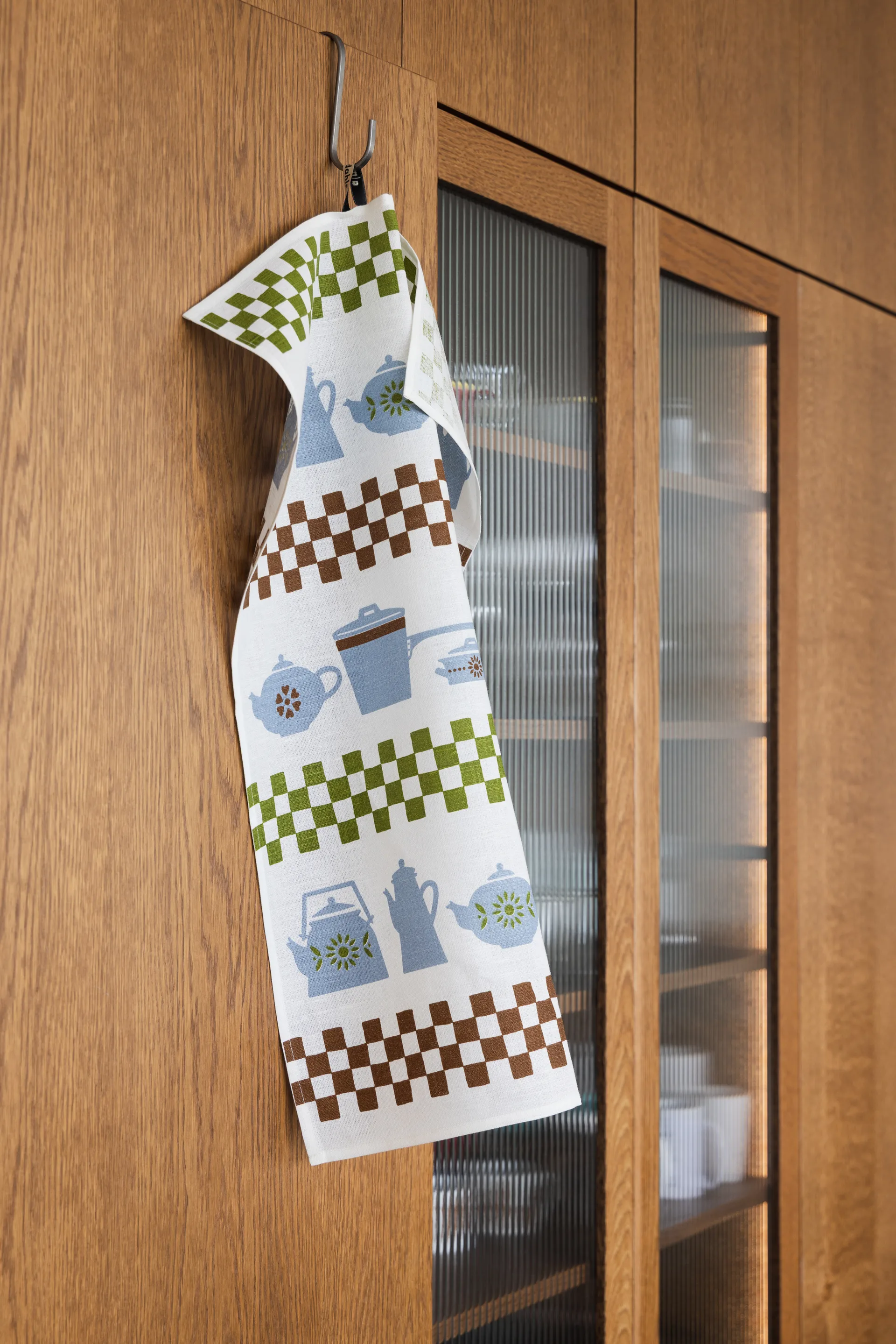 Grytskåpet kitchen towel 47x70 cm, Multi-blue-green Almedahls