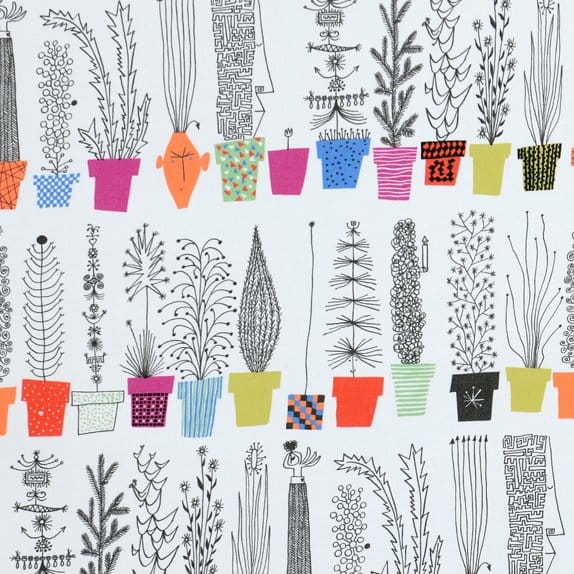 Italiensk blomsterhylla oilcloth, multi Almedahls