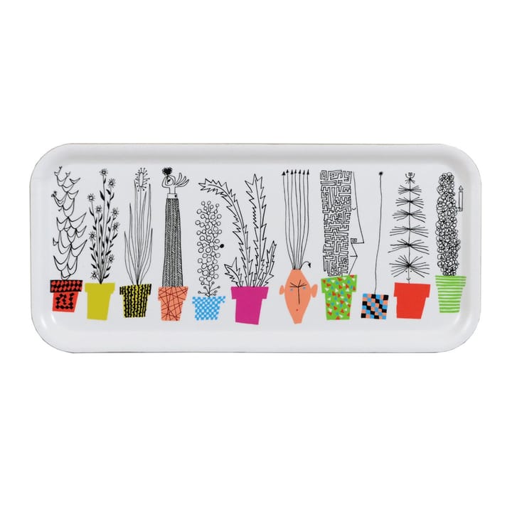 Italiensk blomsterhylla tray - 32x15 cm - Almedahls