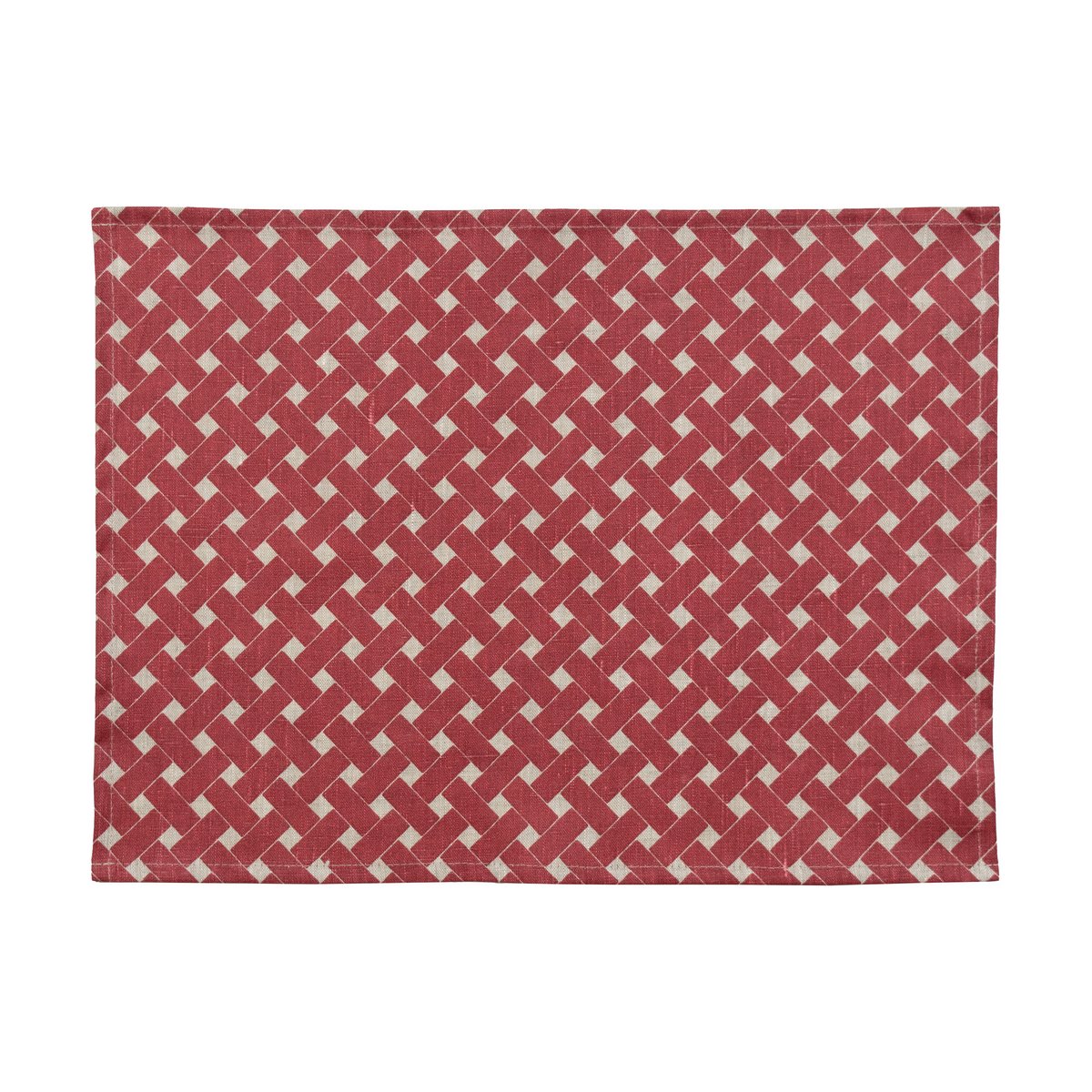 Almedahls Korg placemat 34x45 cm 2-pack Red | Scandinavian Design | Placemats | Red