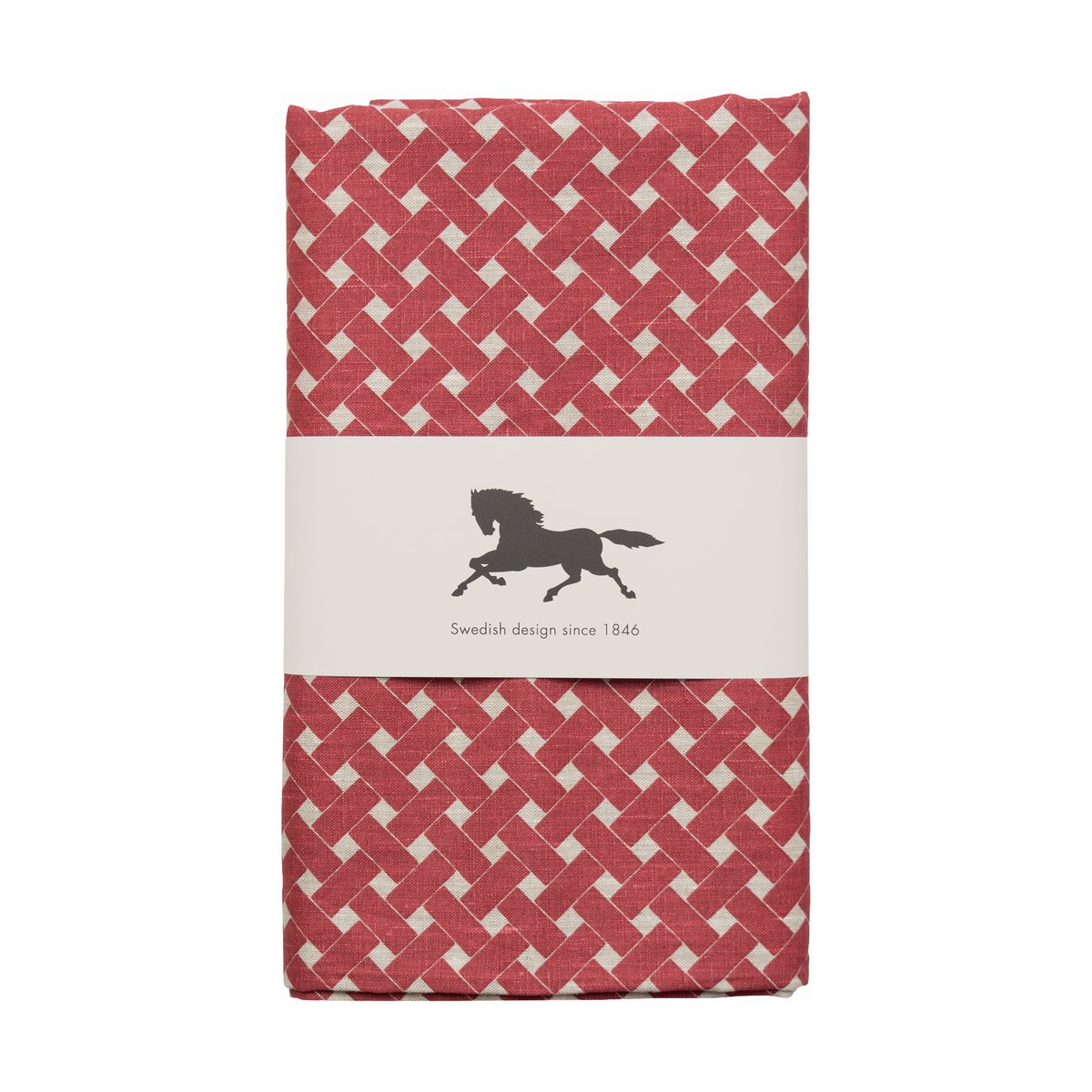 Almedahls Korg tablecloth 145x250 cm Red | Scandinavian Design | Tablecloths | Red