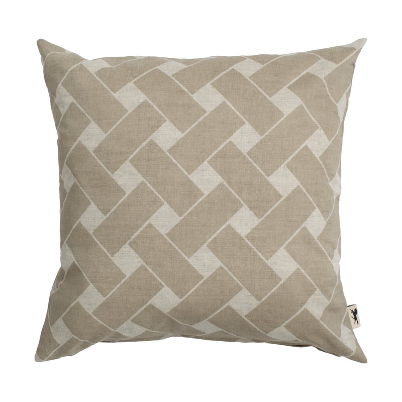Almedahls Korg XL Cushion Cover 47x47 cm Nature taupe