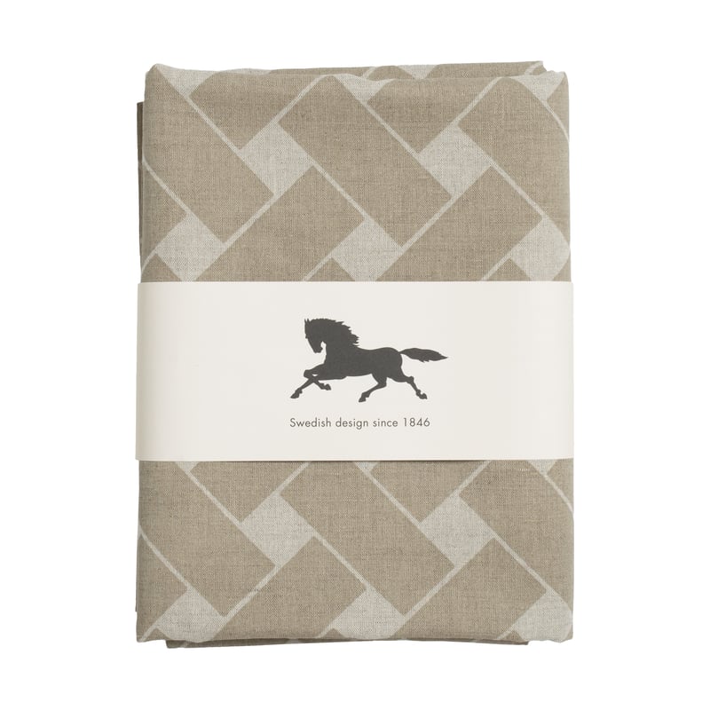 Almedahls Korg XL Tablecloth 145x250 cm Nature taupe