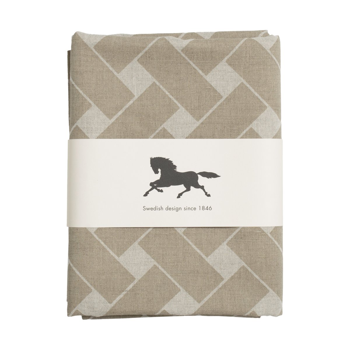 Almedahls Korg XL Tablecloth 145x250 cm Nature taupe