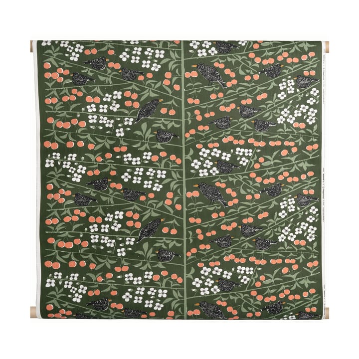 Körsbärsträdgården fabric - Dark green - Almedahls