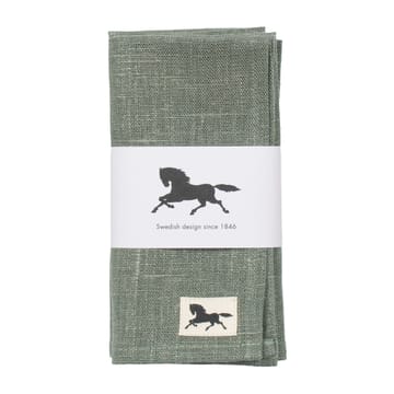 Linen napkin 32x32 cm 2-pack - Green - Almedahls