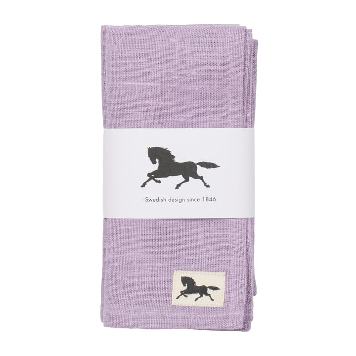 Linen napkin 32x32 cm 2-pack, Purple Almedahls
