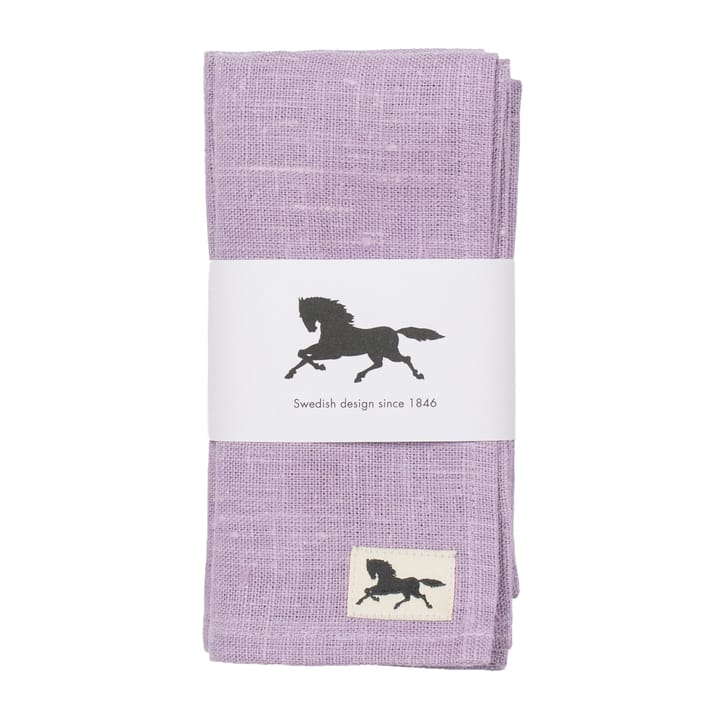Linen napkin 32x32 cm 2-pack - Purple - Almedahls