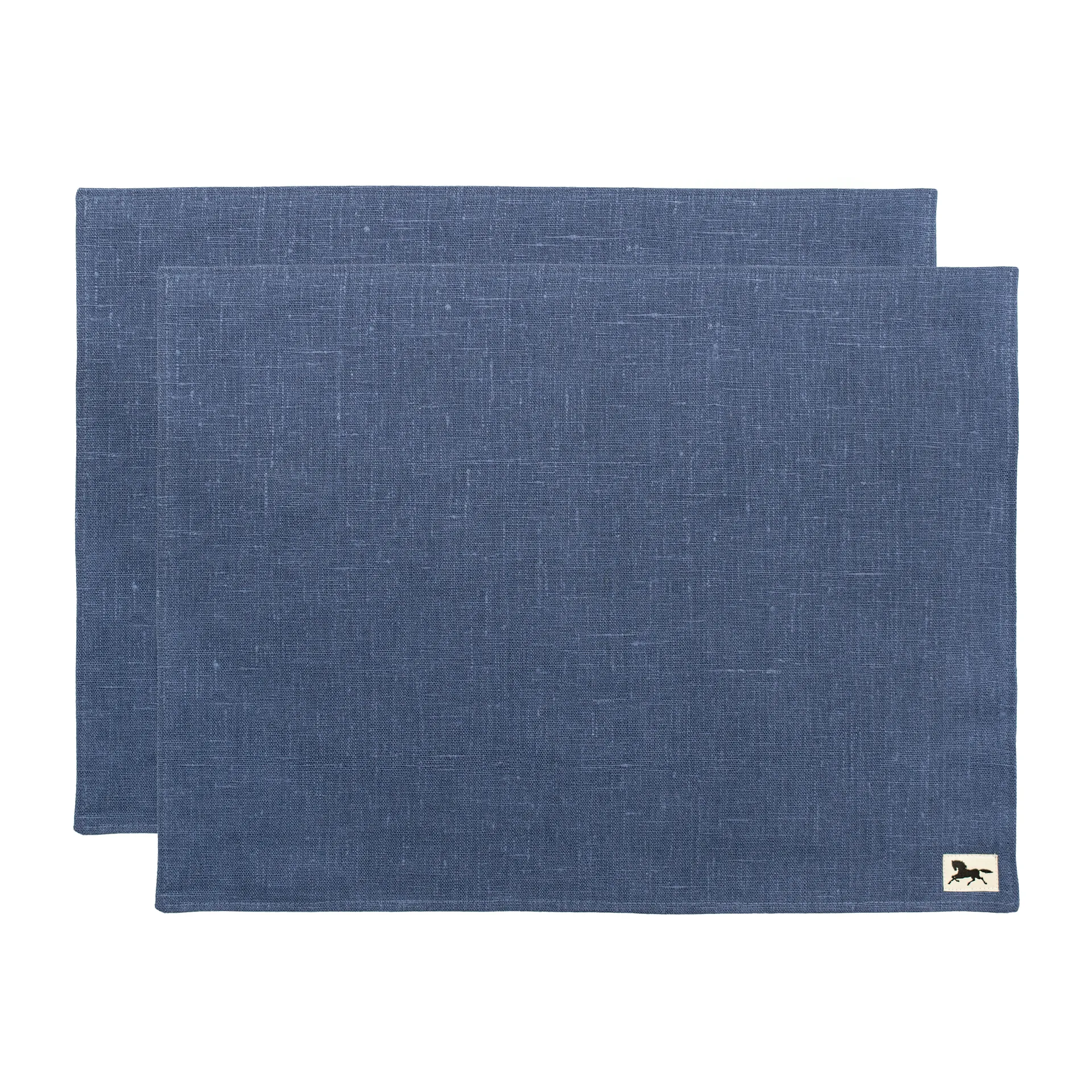 Linen placemat 34x45 cm 2-pack, Blue Almedahls