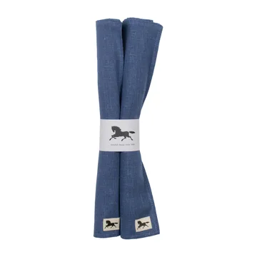 Linen placemat 34x45 cm 2-pack - Blue - Almedahls