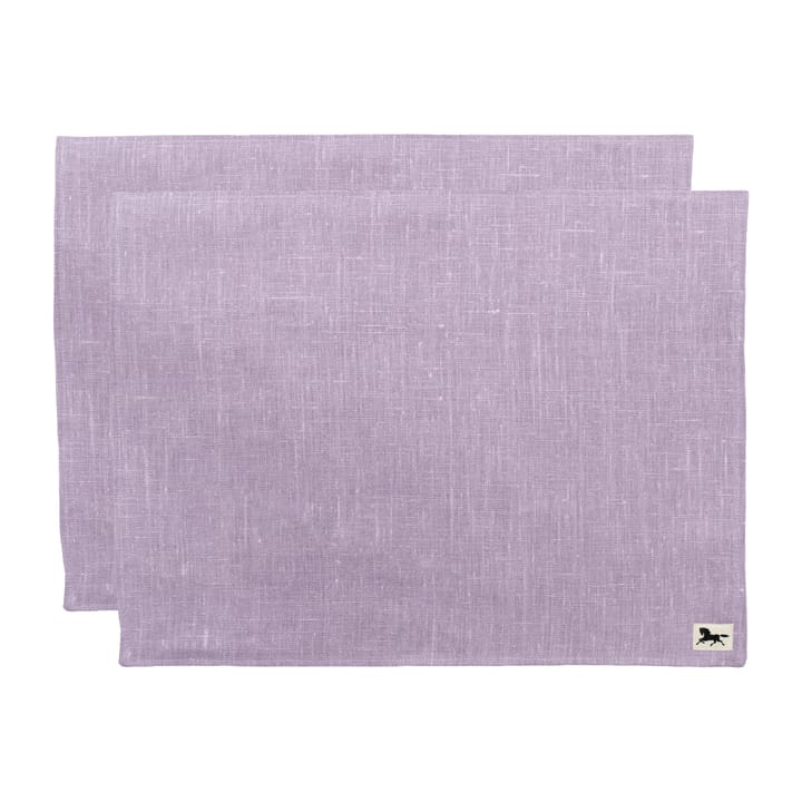 Linen placemat 34x45 cm 2-pack - Purple - Almedahls