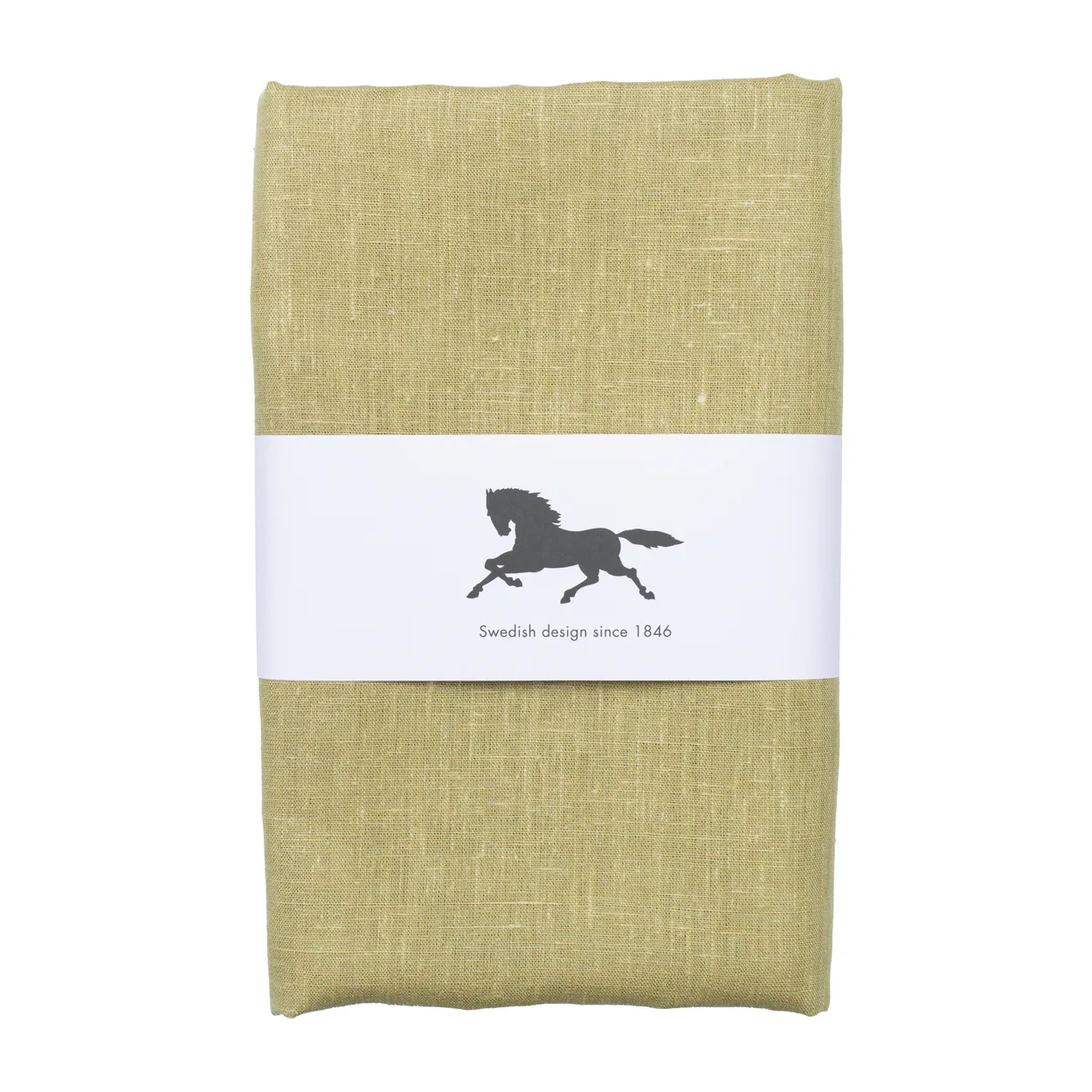 Almedahls Linen tablecloth 140x220 cm Olive | Scandinavian Design | Tablecloths | Green