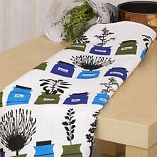 Persons Kryddskåp oilcloth, blue Almedahls