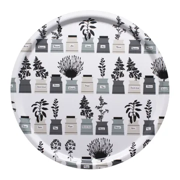 Persons spice tray Ø38 cm - Green-grey - Almedahls