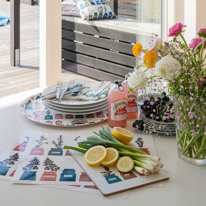 Persons spice tray Ø38 cm - Pink-grey - Almedahls