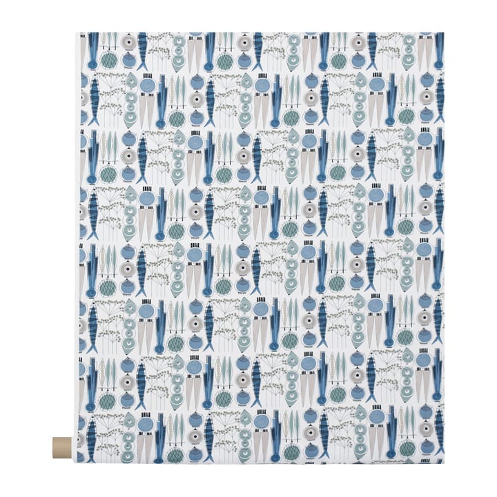 Picknick fabric - Blue-beige - Almedahls