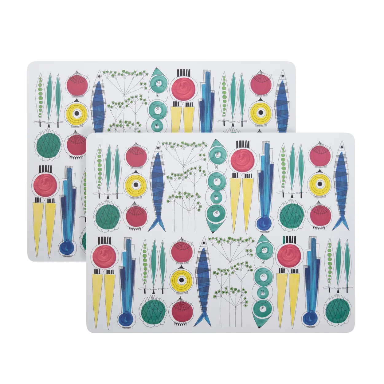 Almedahls Picknick placemat cork 2-pack 30x40 cm | Scandinavian Design | Placemats | Multi