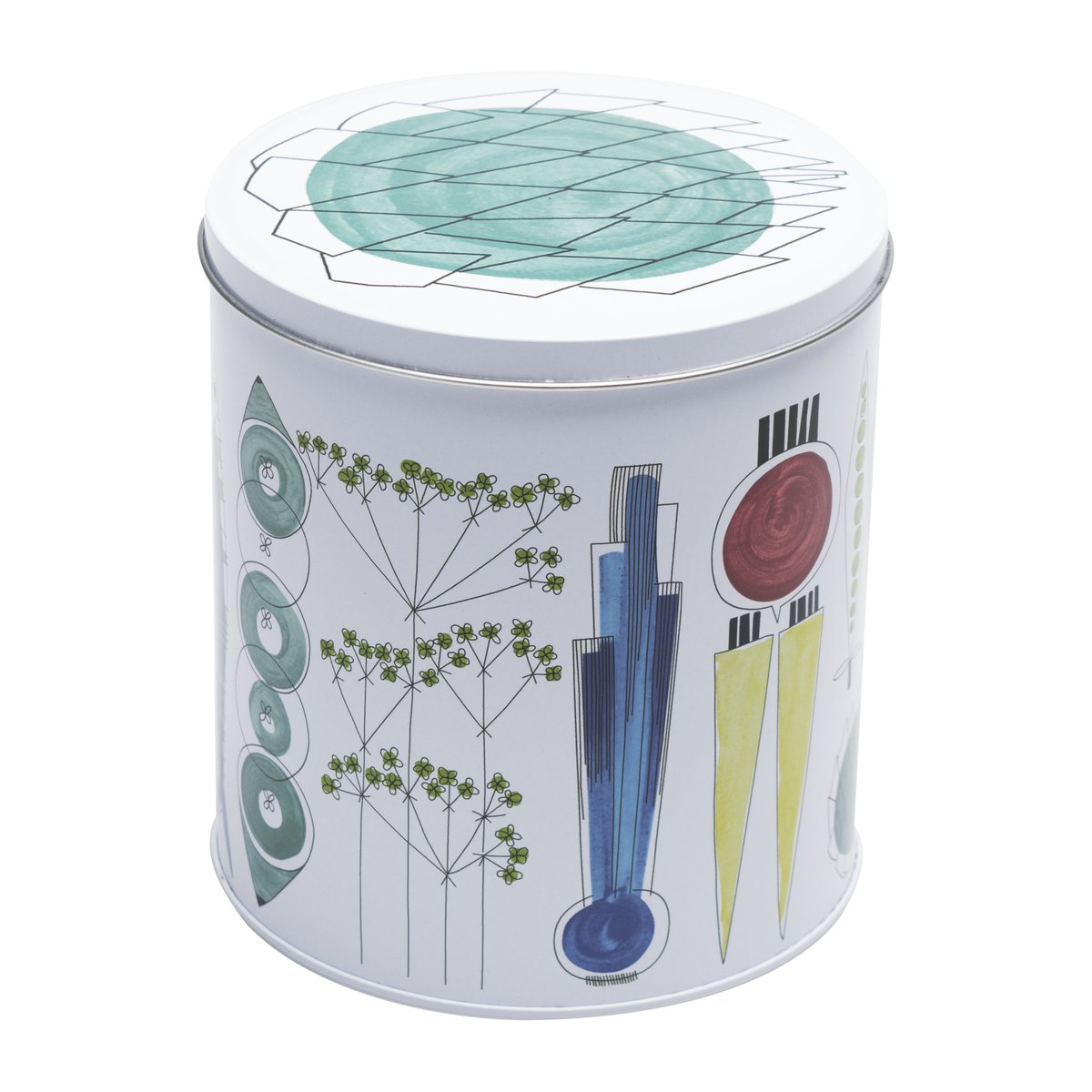 Almedahls Picknick round jar 13.6x15 cm Multi | Scandinavian Design | Storage jars | Multi