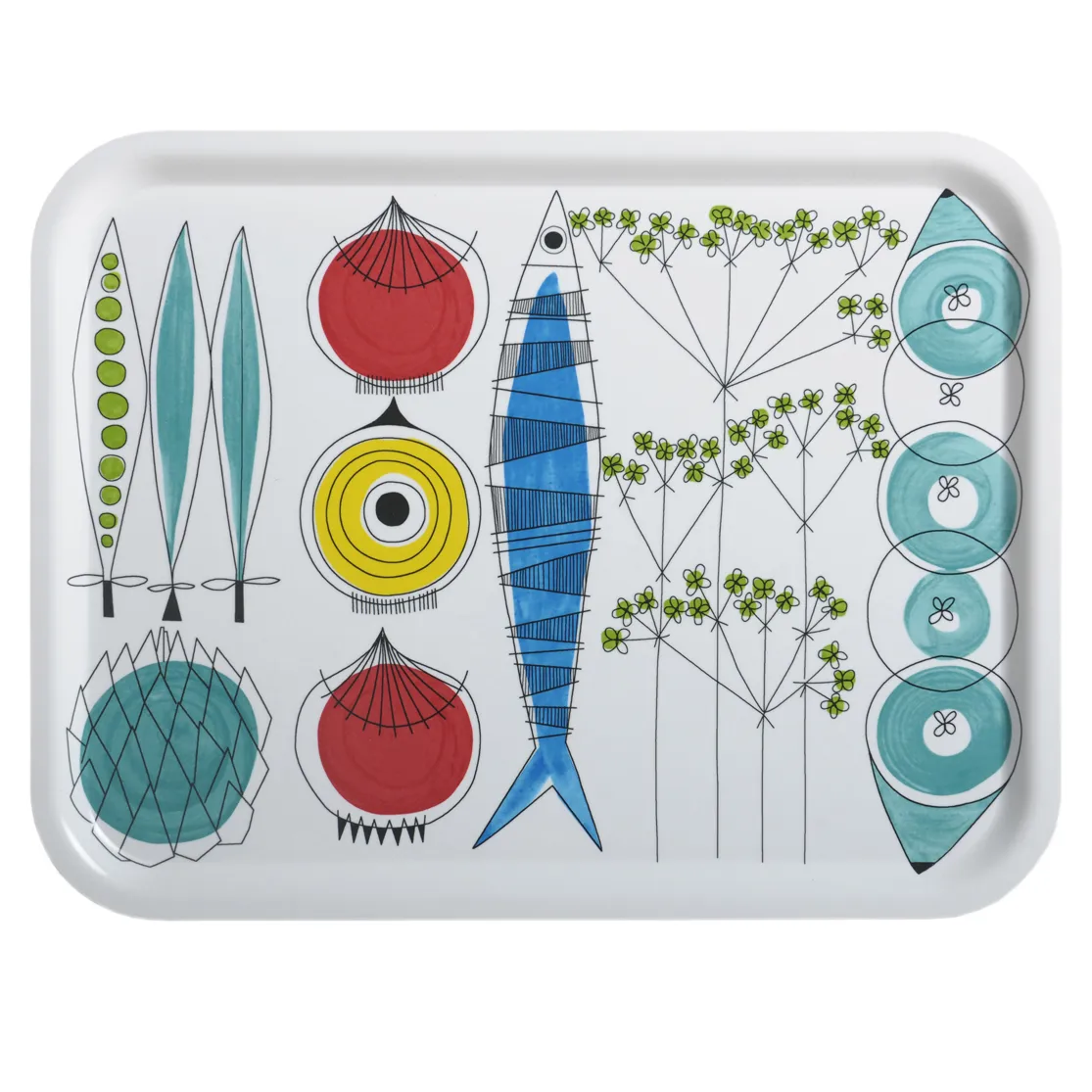 Almedahls Picknick tray 33x43 cm Multi | Scandinavian Design | Trays | Multi