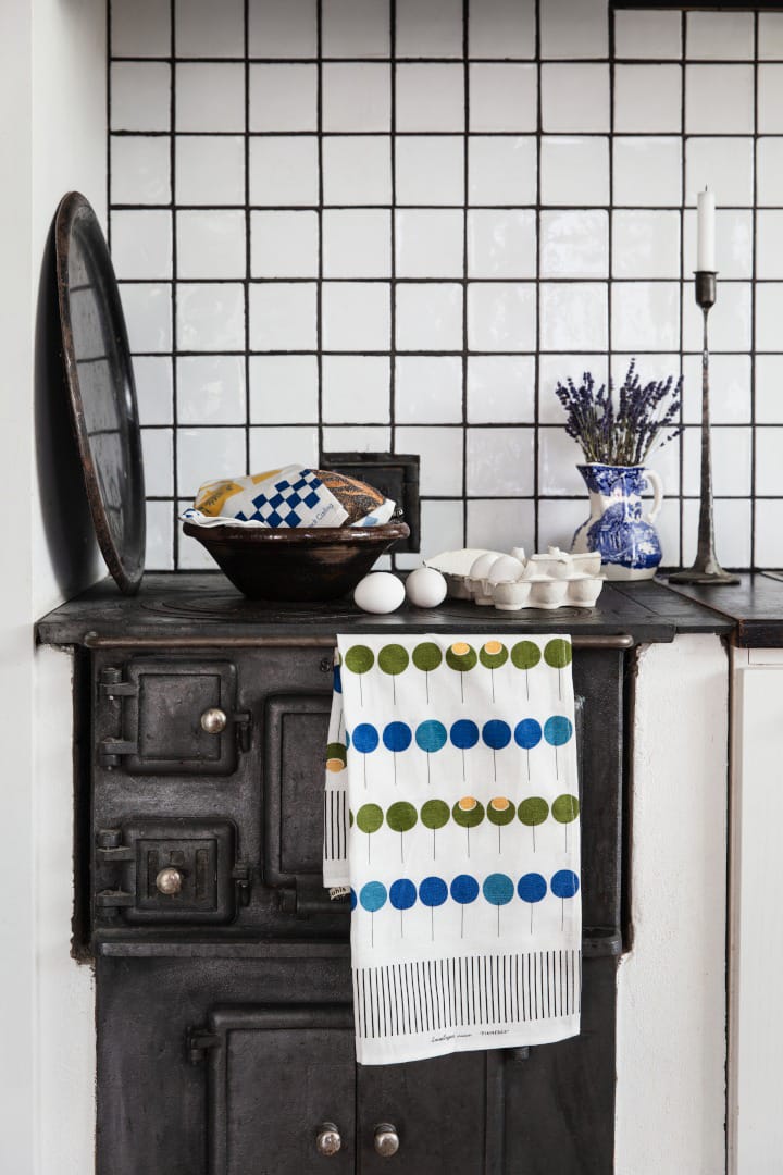 Pinnebär kitchen towel 47x70 cm - Blue-green - Almedahls