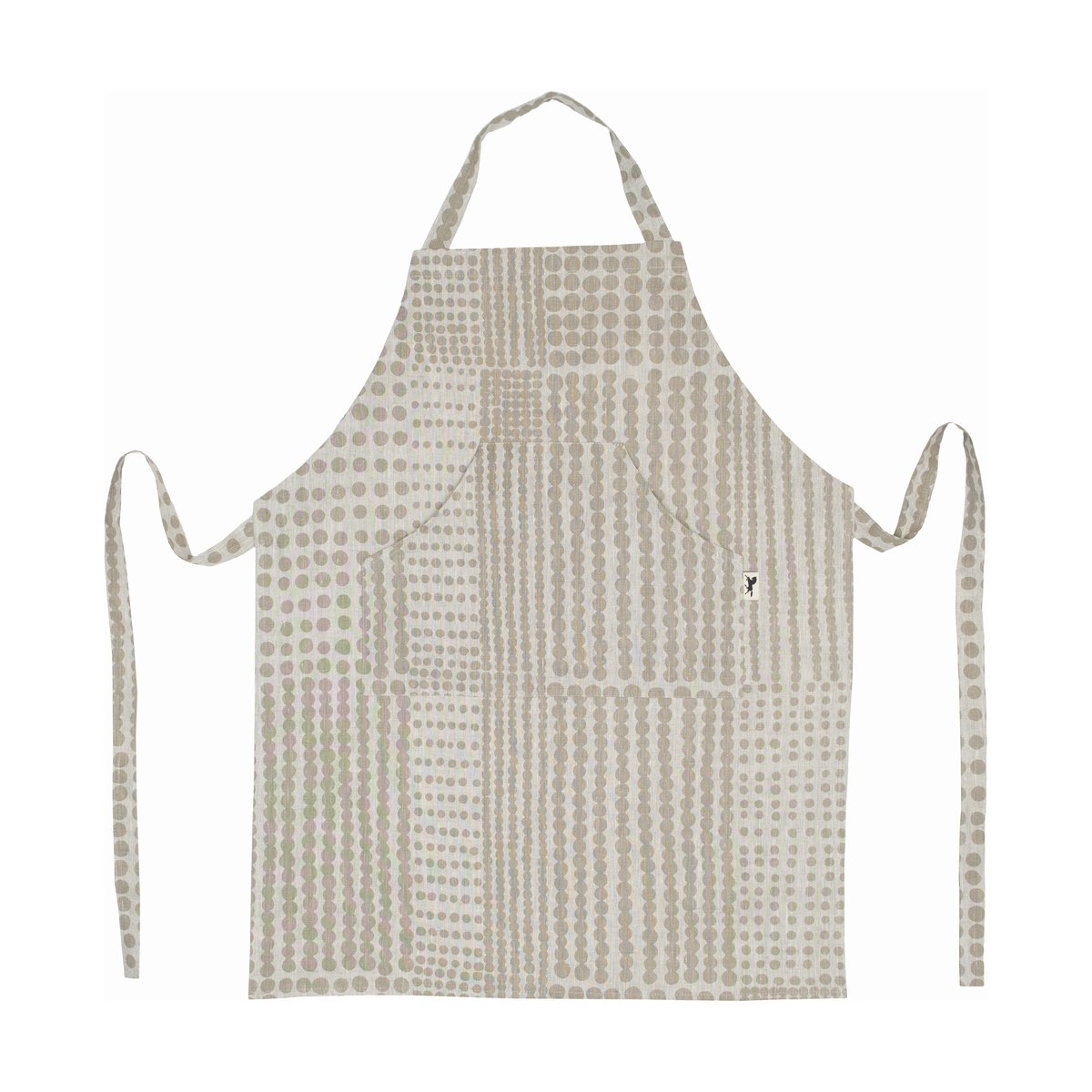 Almedahls Polka dot apron Natural-taupe | Scandinavian Design | Aprons | Beige