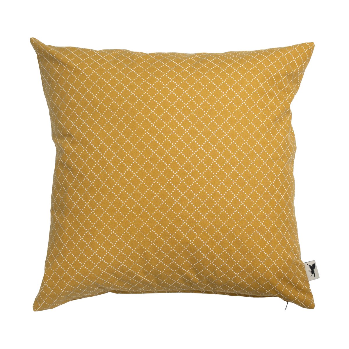Almedahls Prickruta cushion cover 47x47 cm Ochre | Scandinavian Design | Cushion covers | Yellow