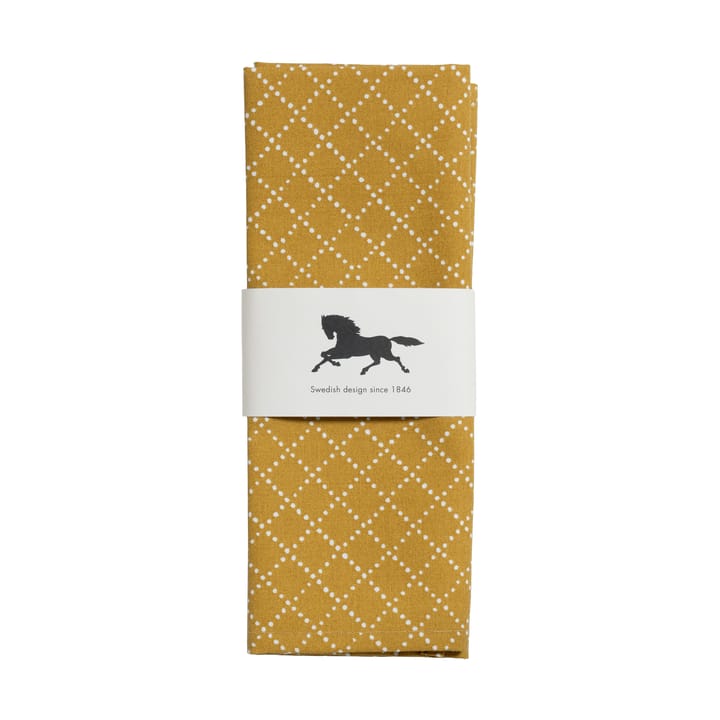Prickruta placemat 34x45 cm 2-pack, Ochre Almedahls