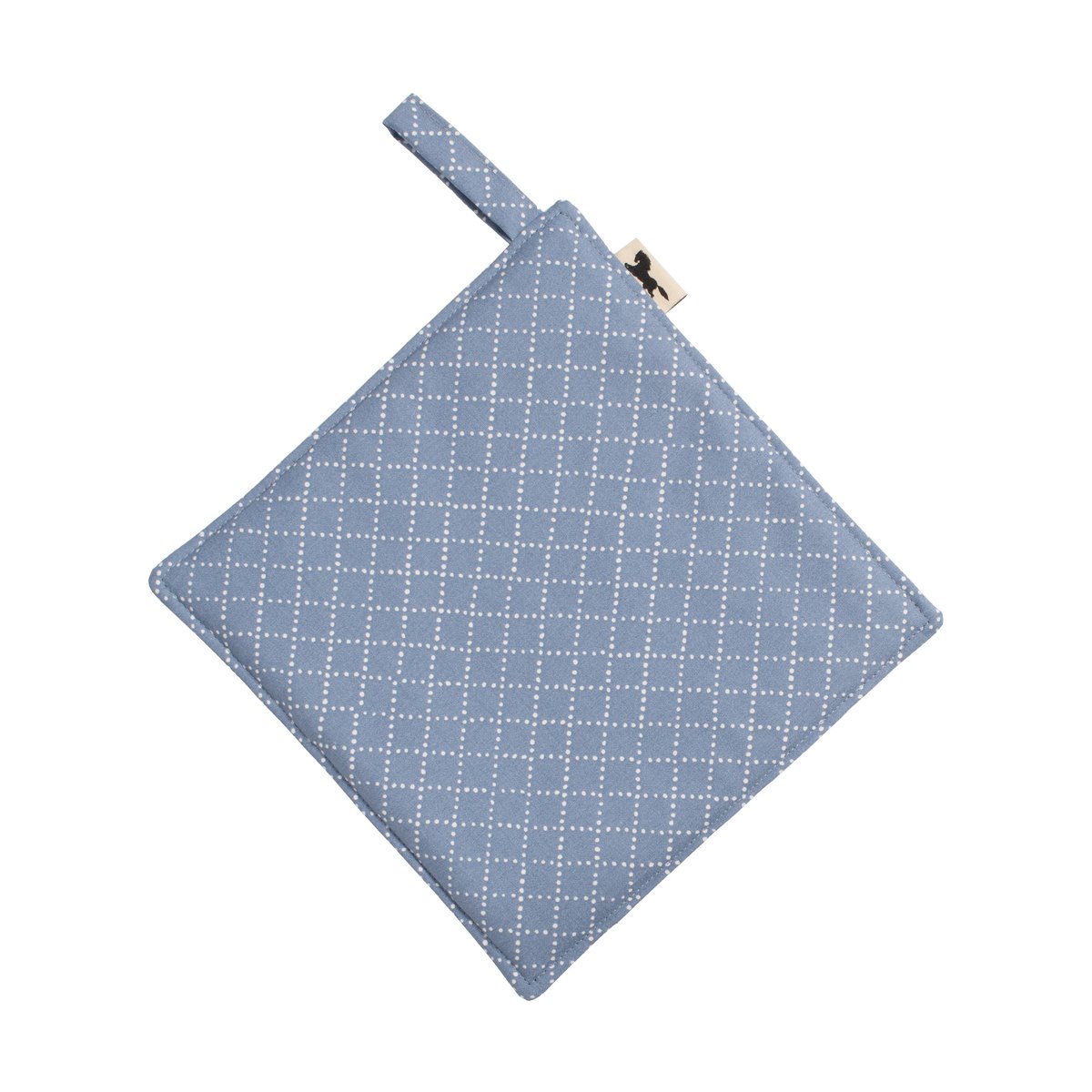 Almedahls Prickruta pot holder 23x23 cm Blue