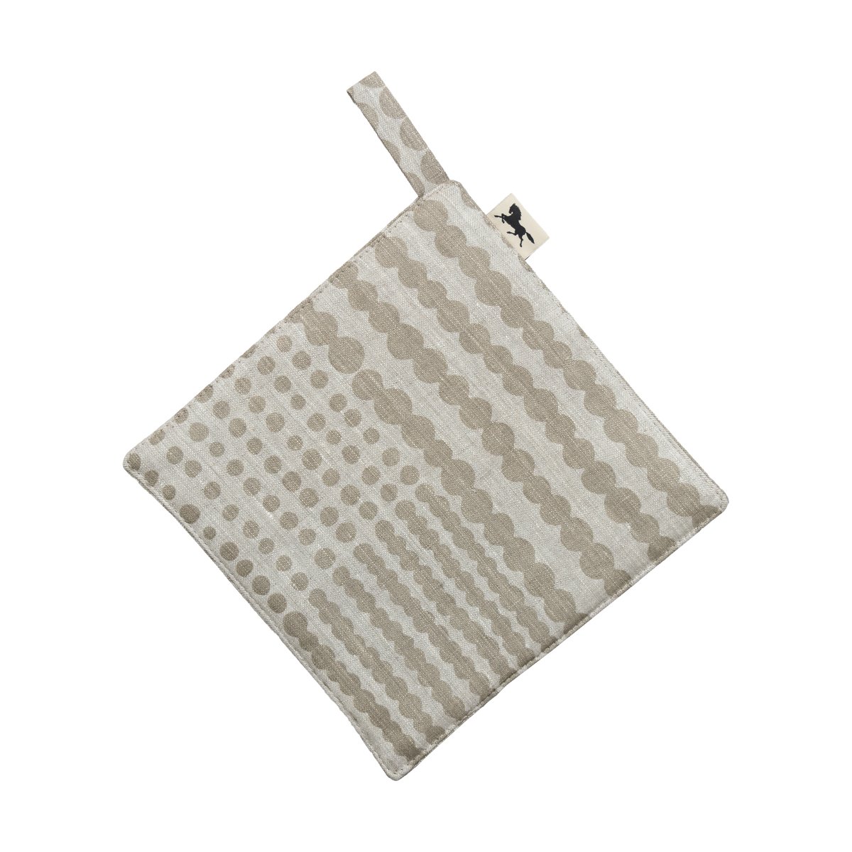 Almedahls Pricktyg oven mitt 23x23 cm Natural-taupe
