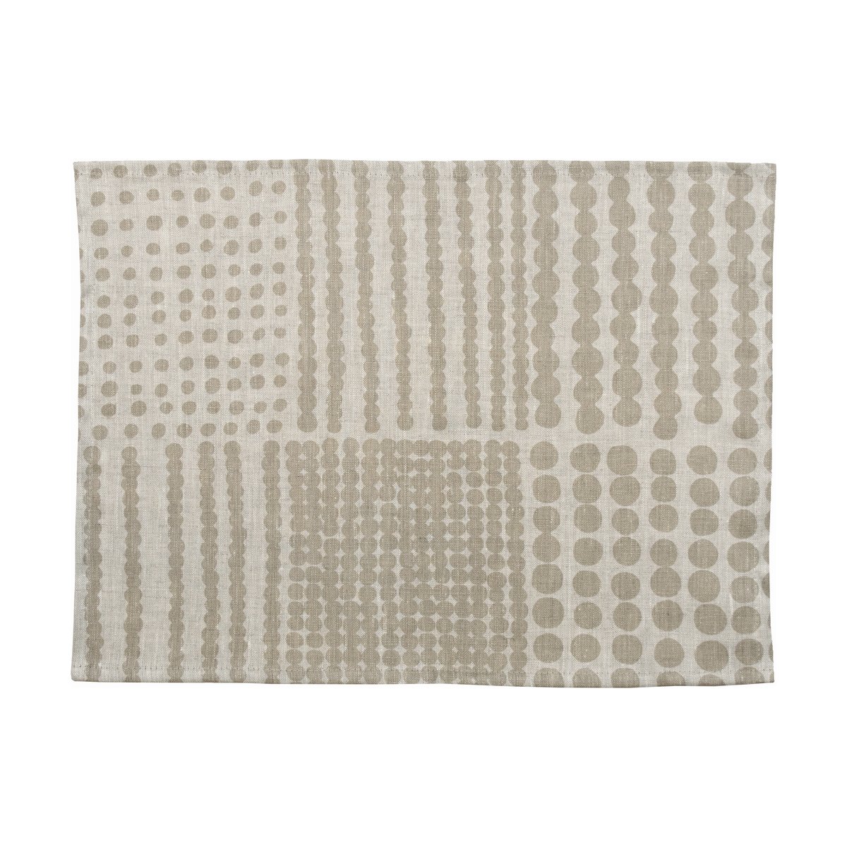 Almedahls Pricktyg placemat 34x45 cm Natural-taupe | Scandinavian Design | Placemats | Beige
