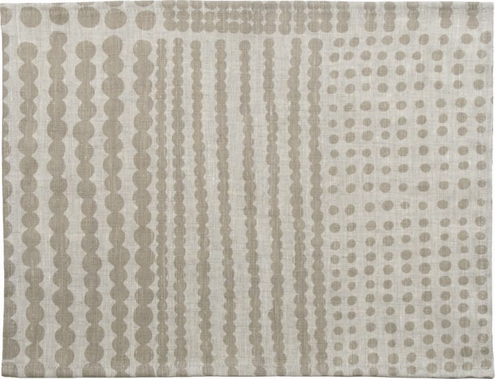 Pricktyg placemat 34x45 cm - Natural-taupe - Almedahls