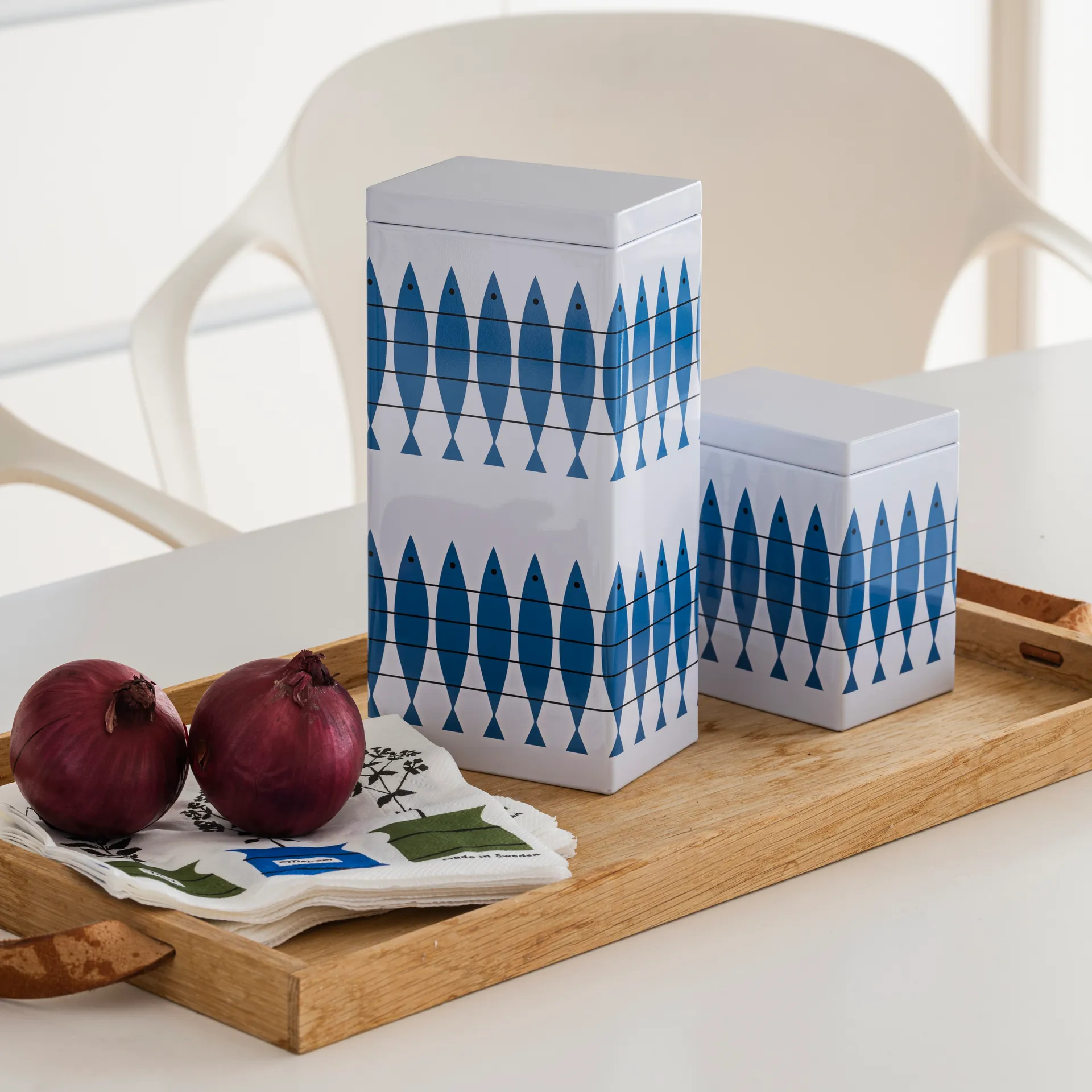 Sill coffee jar, Blue Almedahls