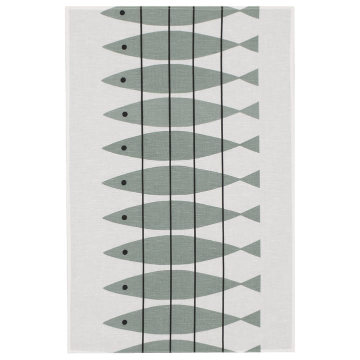 Sill kitchen towel - Green-grey - Almedahls