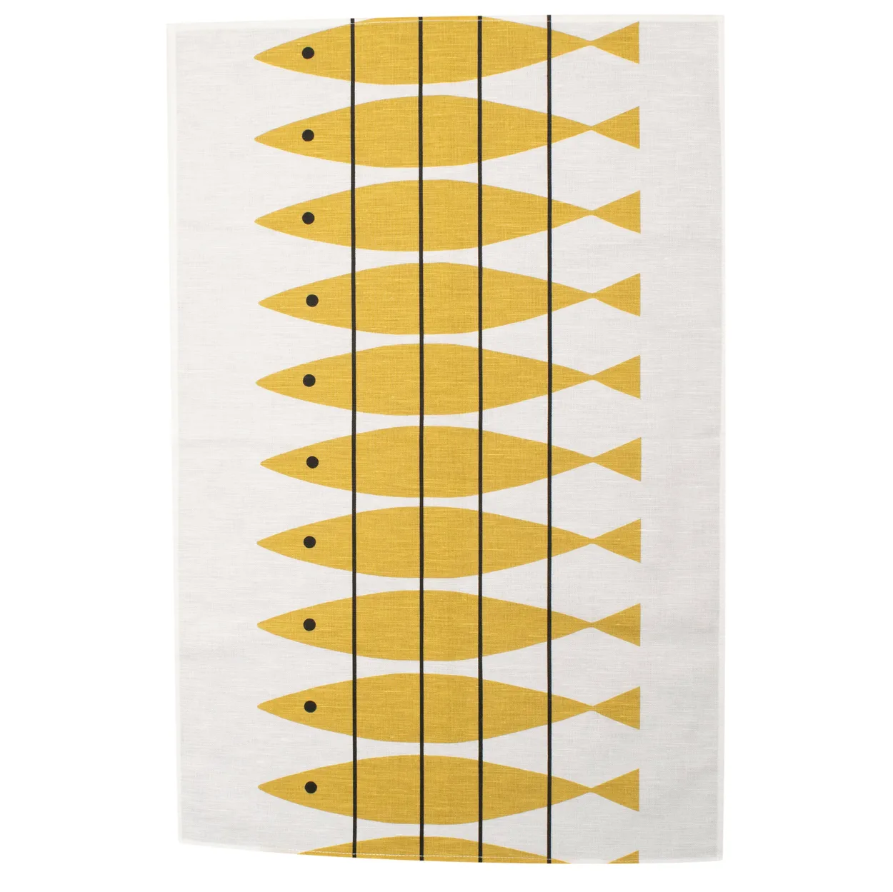 Almedahls Sill kitchen towel Ockra (yellow) | Scandinavian Design | Kitchen tea towels | Yellow