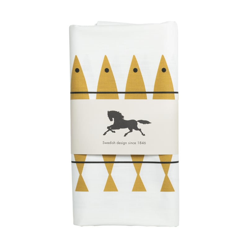 Almedahls Sill oilcloth 145x220 cm Ochre
