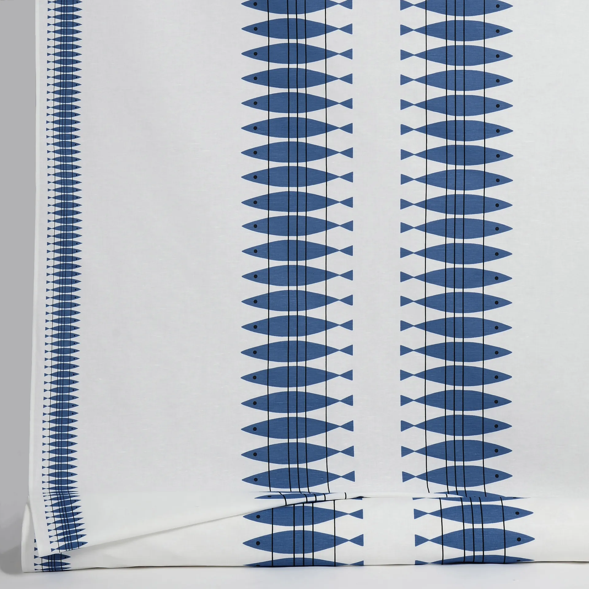 Sill oilcloth by the metre, blue Almedahls
