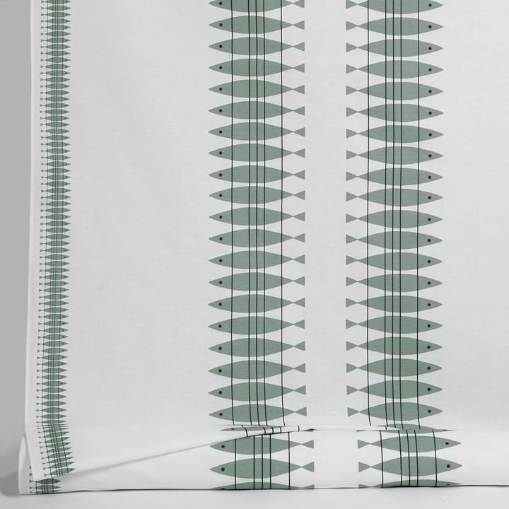 Sill oilcloth - Green-grey - Almedahls