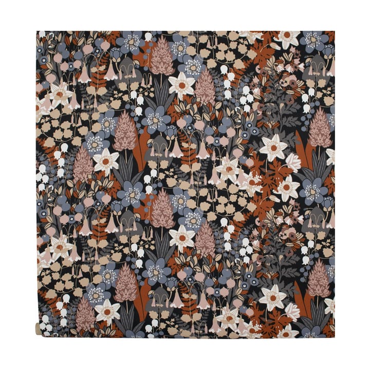 Skogen fabric - Blue-brown - Almedahls