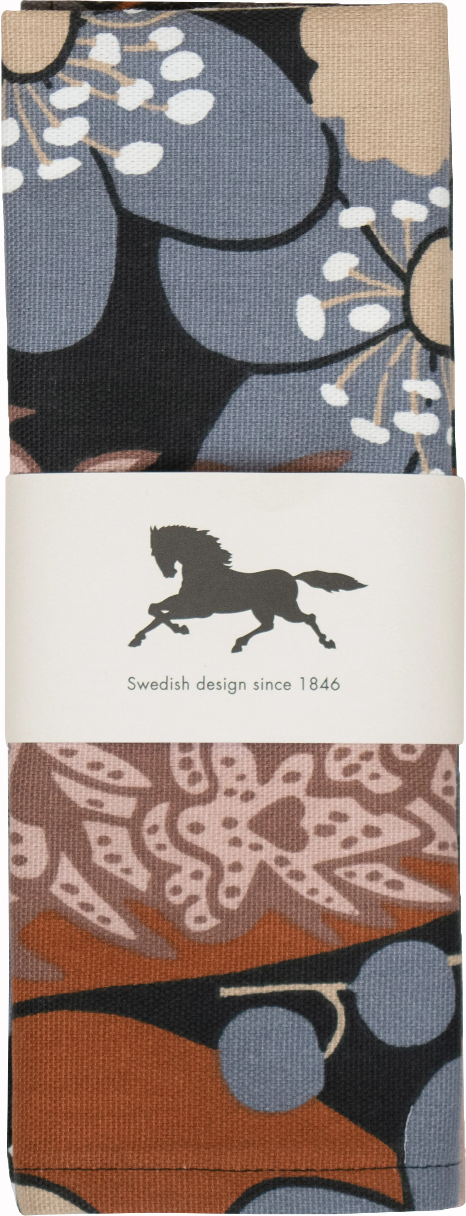 Skogen placemat 34x45 cm 2-pack, Blue-brown Almedahls